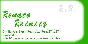 renato reinitz business card